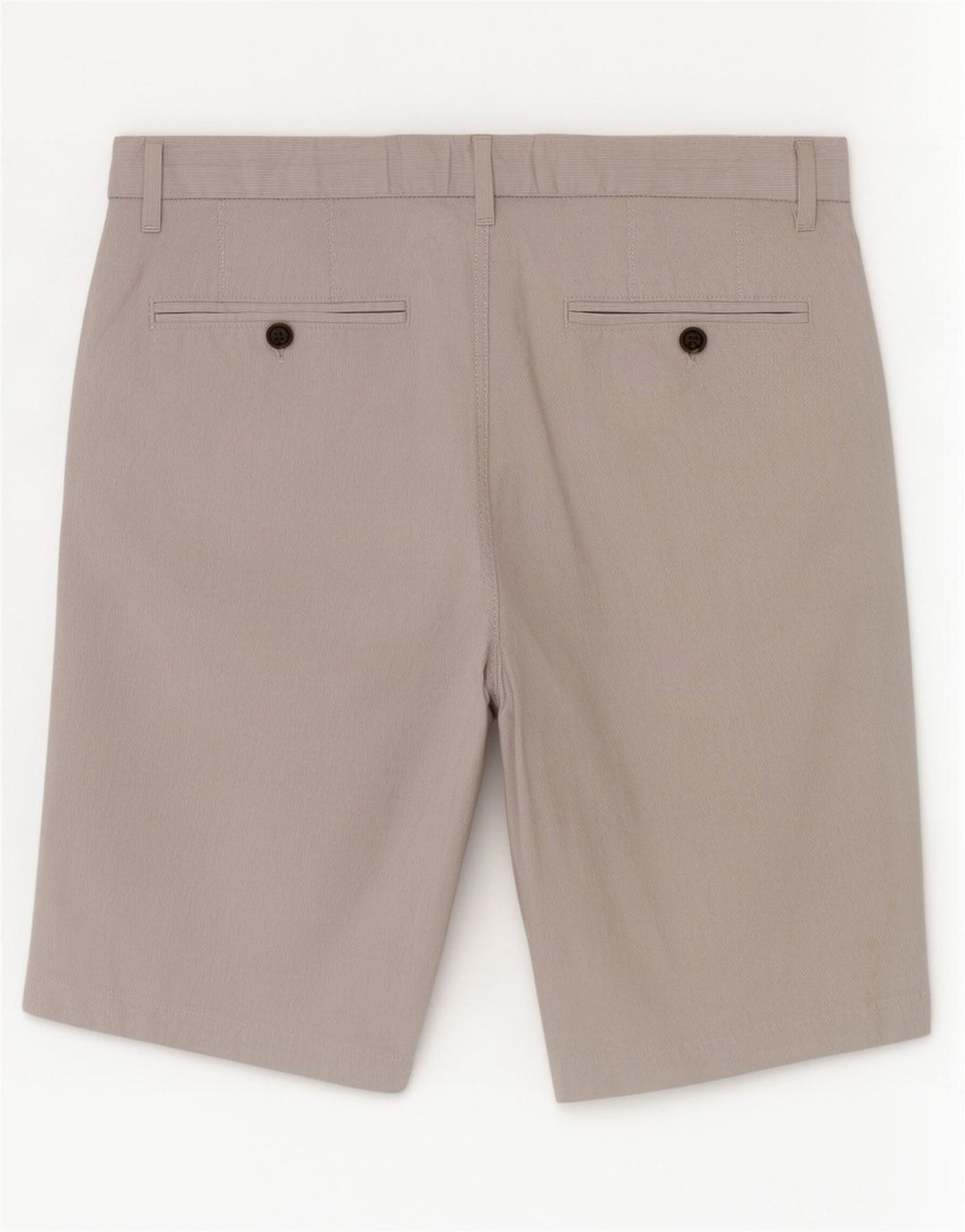 Pantaloncini chino da uomo Marks & Spencer W32 cotone gessato grigio medio