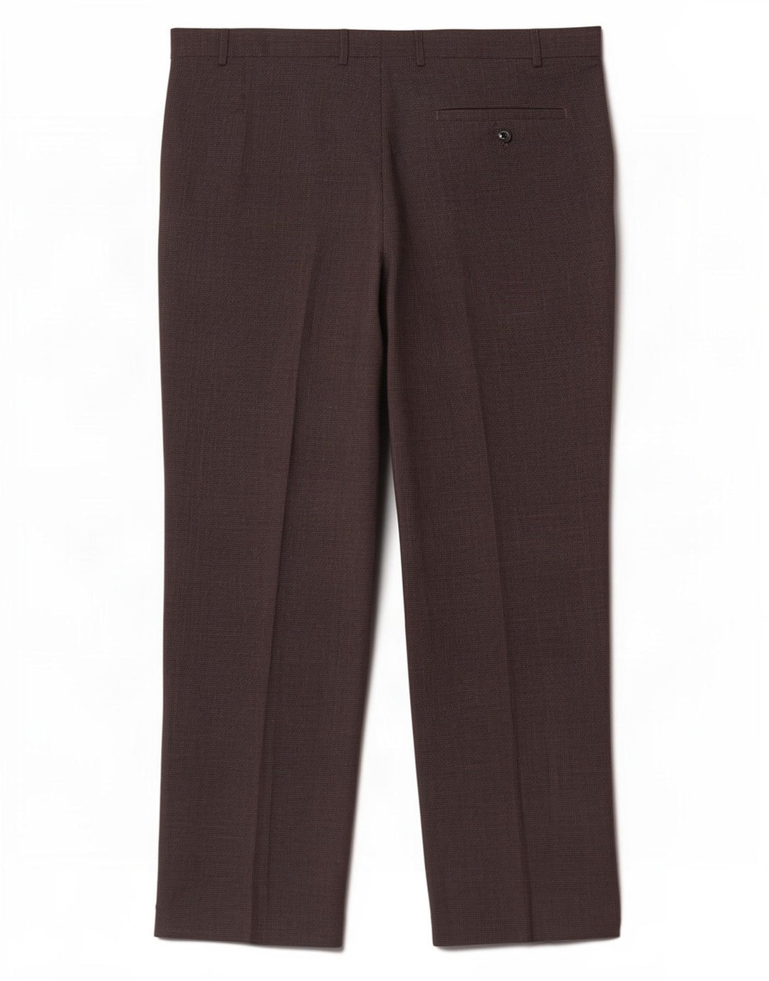 Pantaloni da abito dritti da uomo Marks & Spencer W42 L29 pied de poule grigi