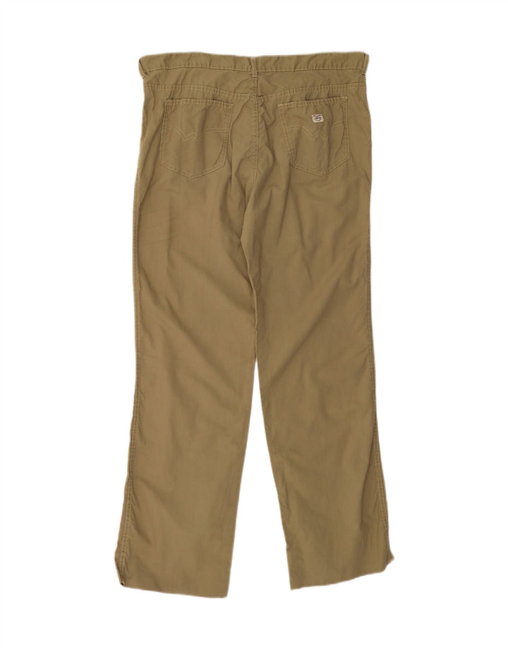 POP 84 Pantaloni casual dritti da uomo W36 L31 Cachi