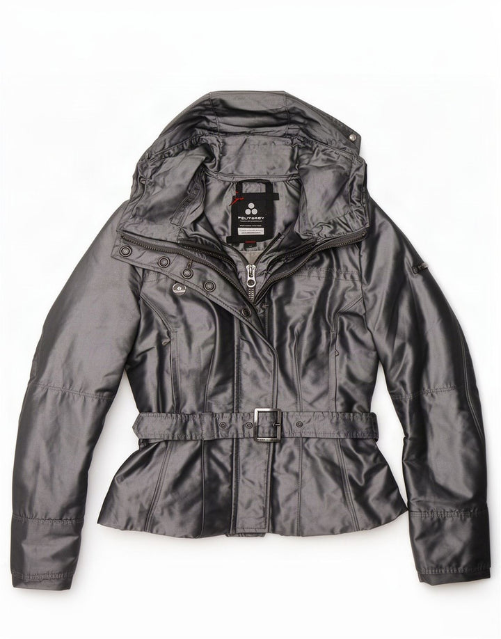 Giacca a vento con cappuccio da donna PEUTEREY UK 18 XL Argento Poliestere