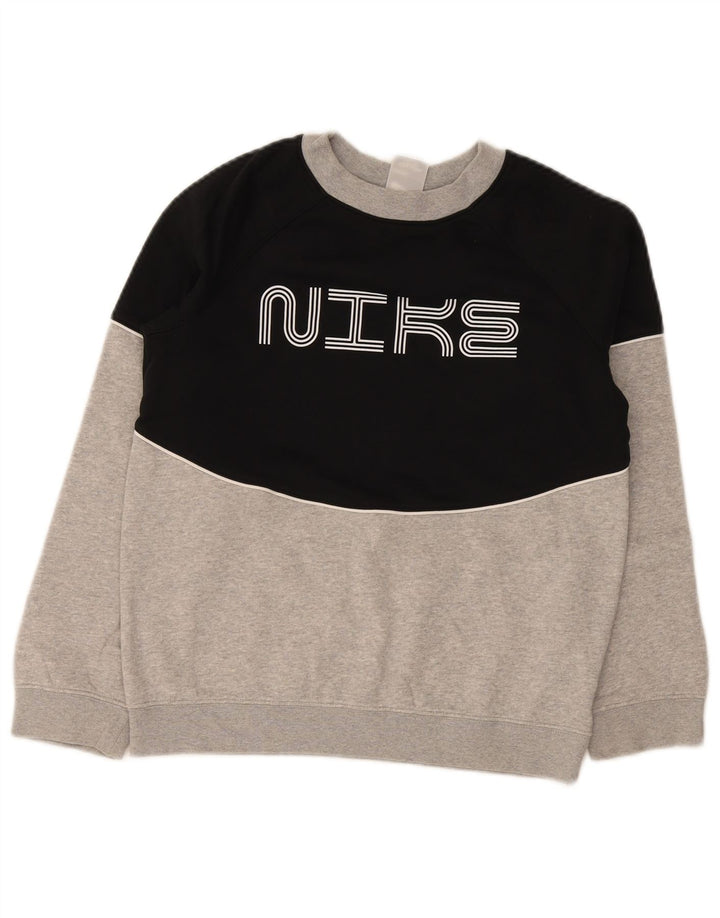 Felpa grafica Nike da bambino, 12-13 anni, grande, colore nero