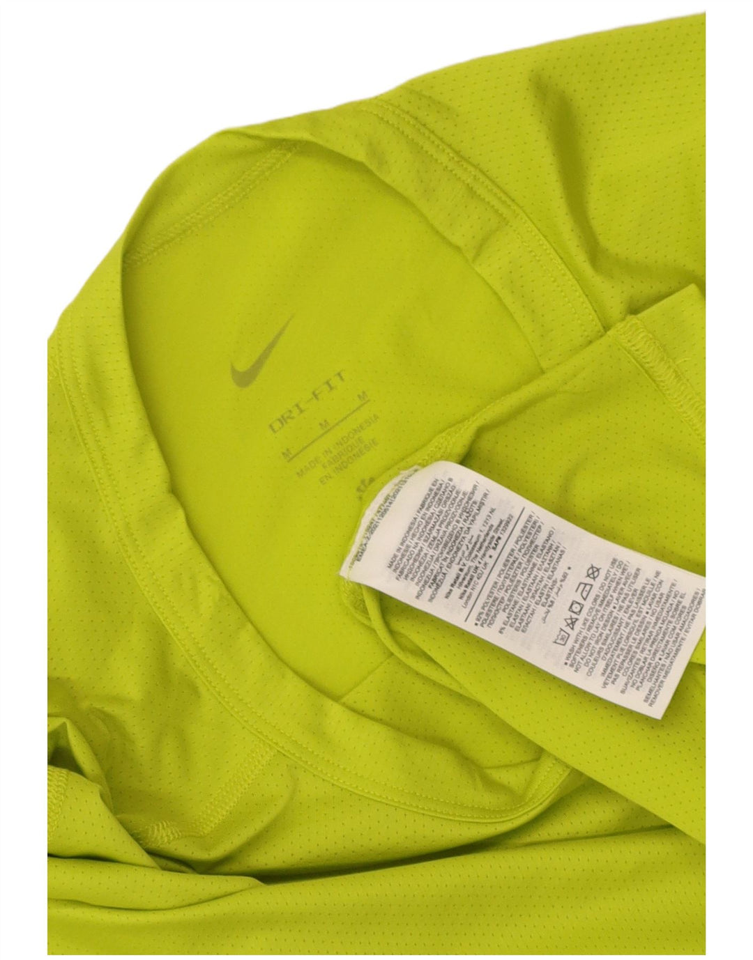 T-shirt Nike Dri Fit da uomo in poliestere verde medio