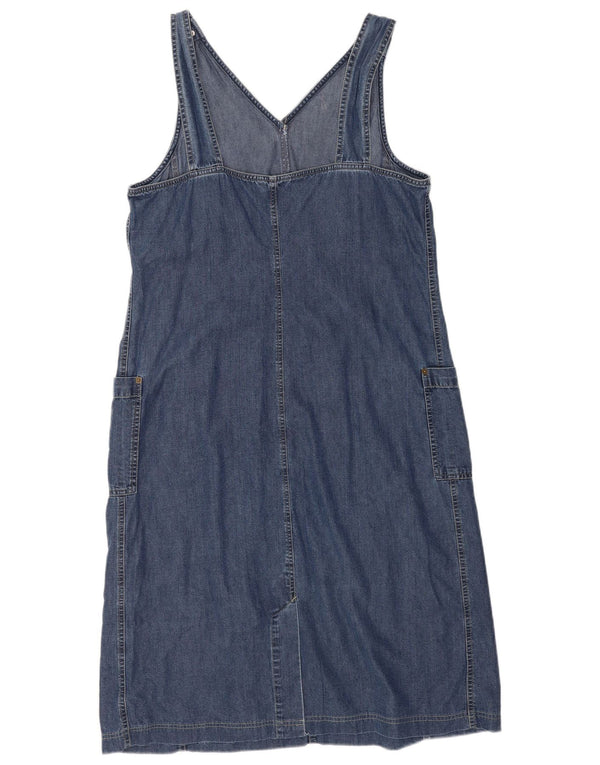 Abito salopette in denim St. Michael Marks & Spencer da donna UK 16 grande blu