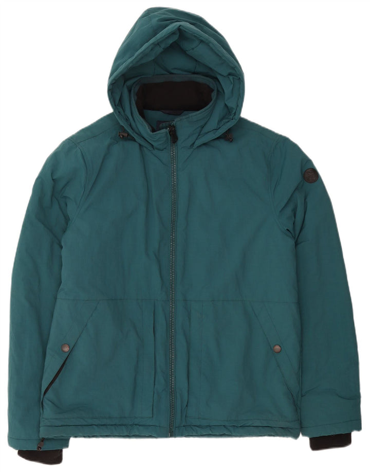 Giacca imbottita con cappuccio da uomo North Sails UK 38 Verde medio Poliammide