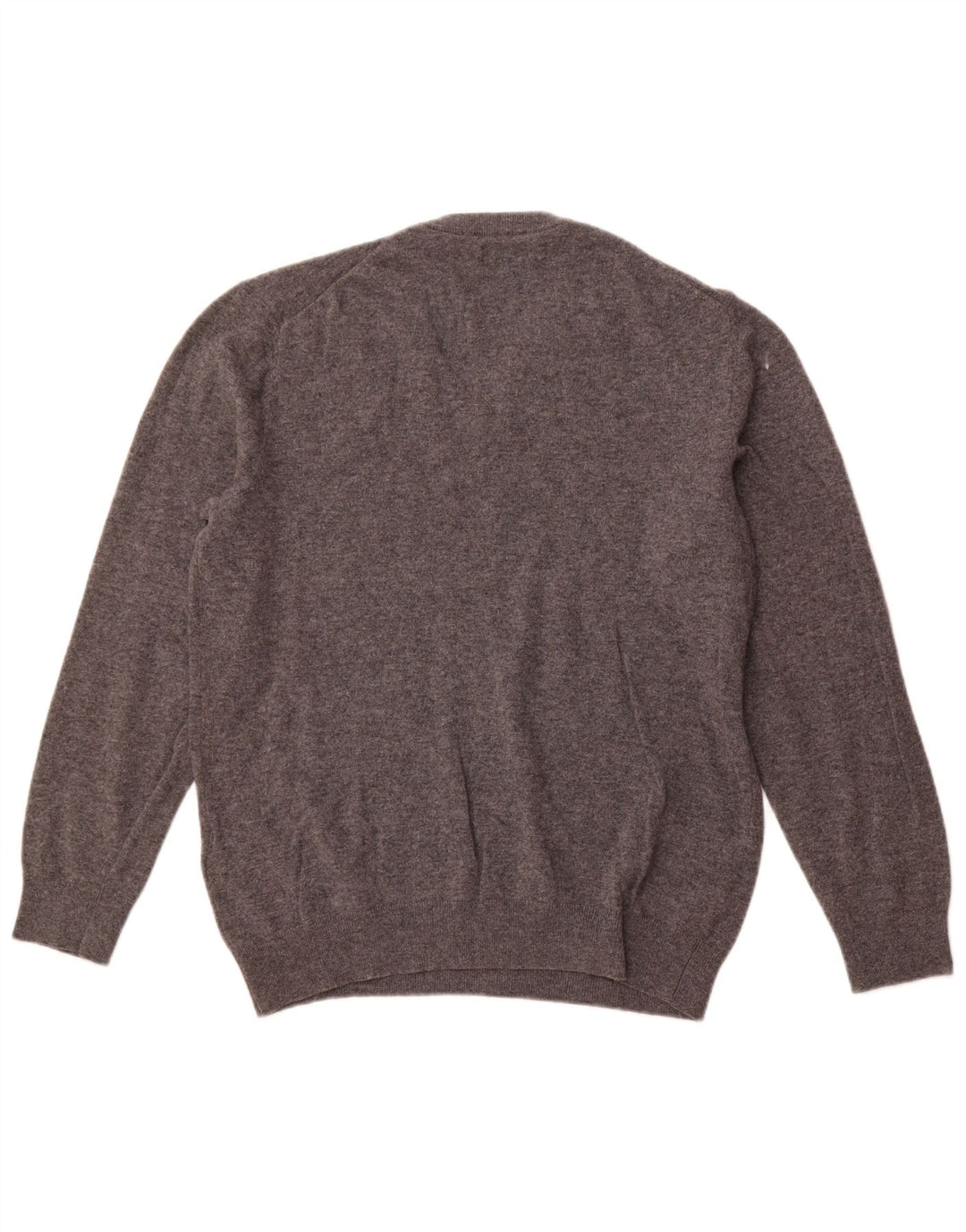 GANT Maglione da uomo con scollo a V 2XL Lana d'agnello grigia