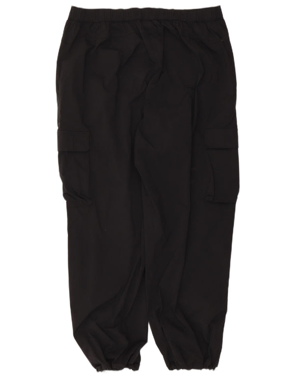 Pantaloni cargo da jogging a vita alta da donna Ellesse UK 20 2XL W40 L29 Nero