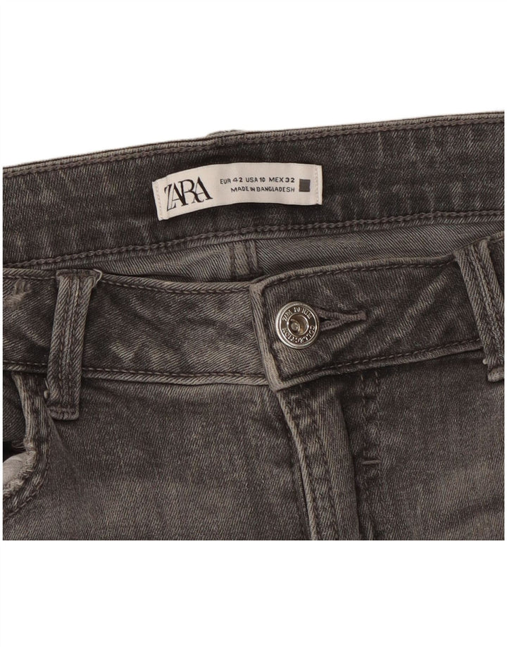 Jeans slim da donna Zara EU 42 Large W32 L28 Grigio