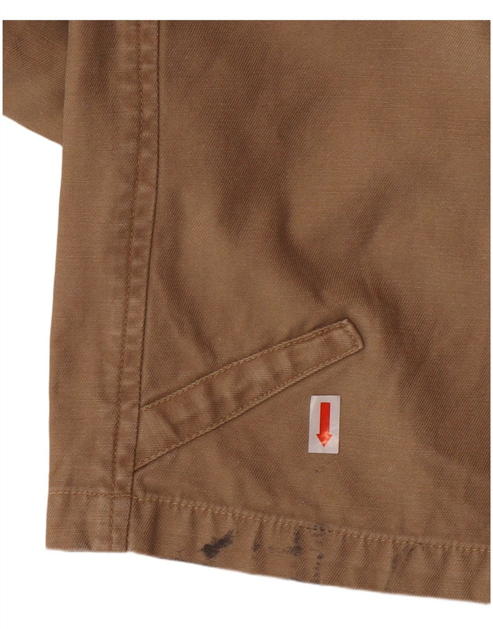 BLUNAUTA Mens Casual Shorts Large W32  Beige Cotton