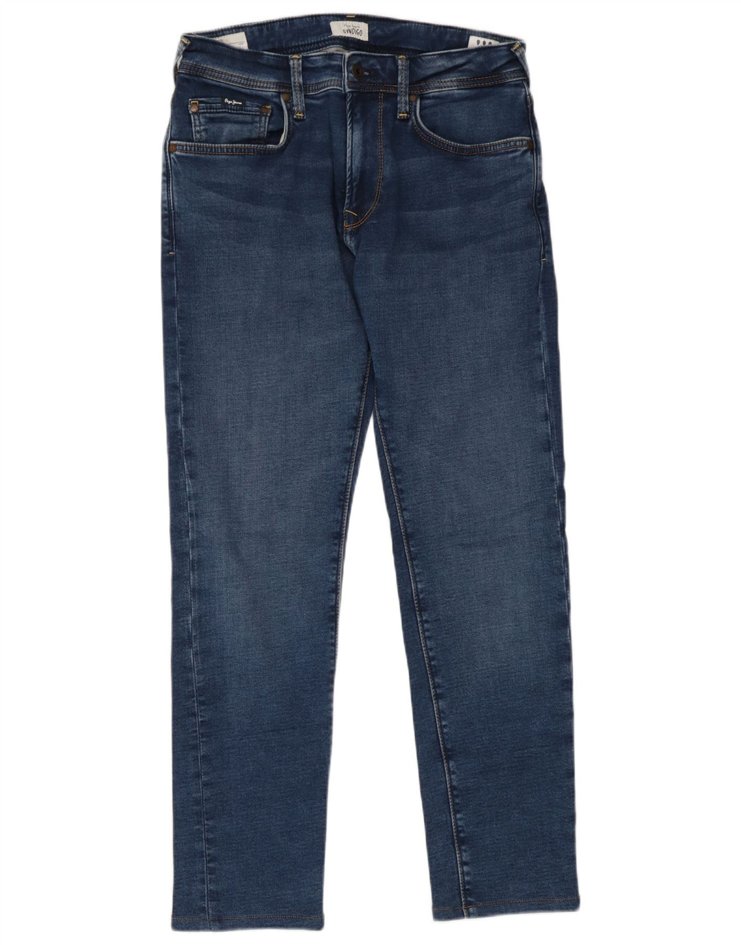 PEPE Jeans Donna Slim W28 L28 Blu Cotone