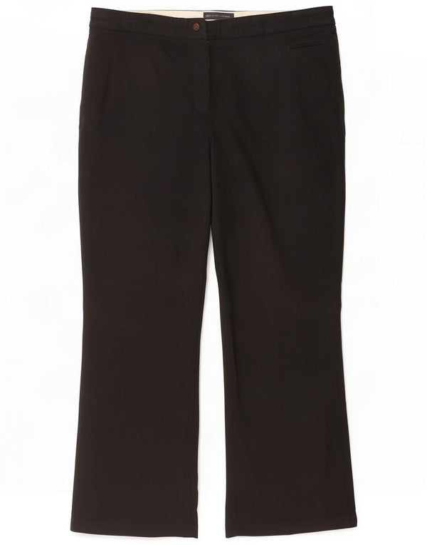 Pantaloni casual Bootcut da donna Marks & Spencer UK 16 Large W38 L29 Neri