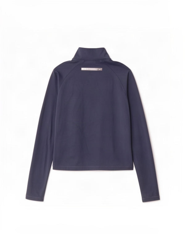 Giacca corta da tuta da donna Nike UK 12 medio blu navy poliestere