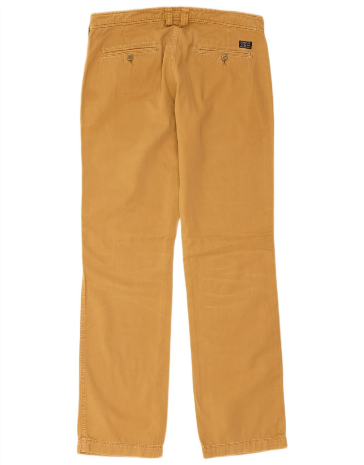 WOOLRICH Mens Straight Chino Trousers W34 L34 Beige
