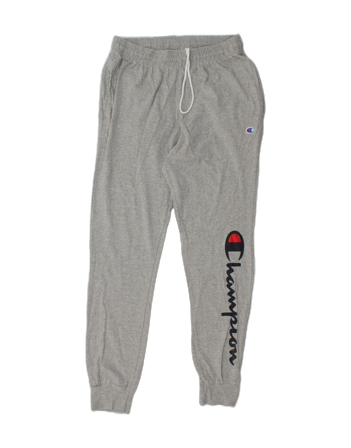 CHAMPION Womens Graphic Tracksuit Trousers Joggers UK 14 Medium  Grey Vintage Champion and Second-Hand Champion from Messina Hembry 
