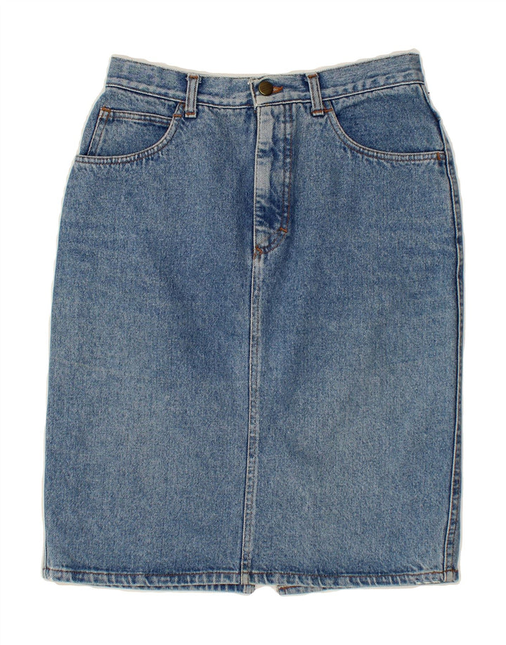 STEFANEL Womens Denim Skirt W26 Small Blue Vintage Stefanel and Second-Hand Stefanel from Messina Hembry 