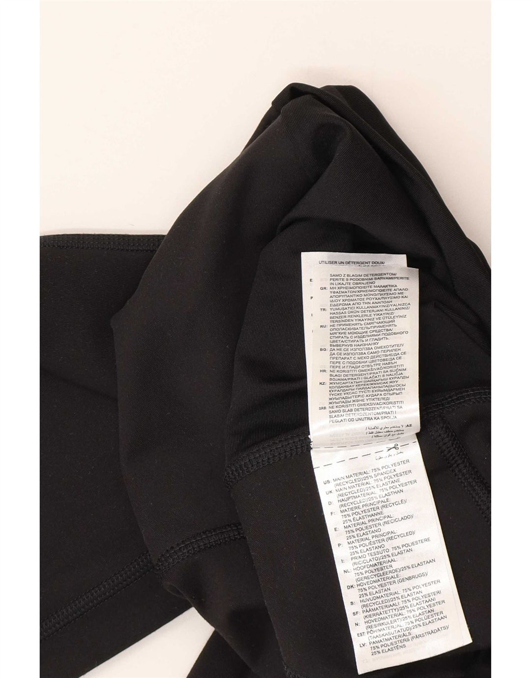 Leggings Capri premaman da donna Adidas UK 12/14 Poliestere nero medio