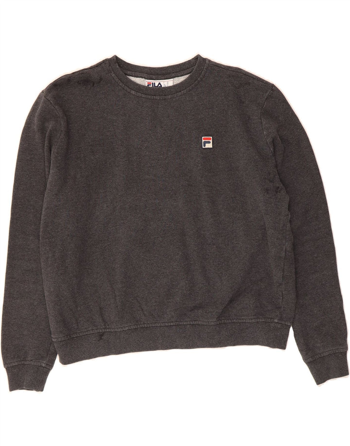 FILA Womens Sweatshirt Jumper UK 18 XL Grey Cotton Vintage Fila and Second-Hand Fila from Messina Hembry 