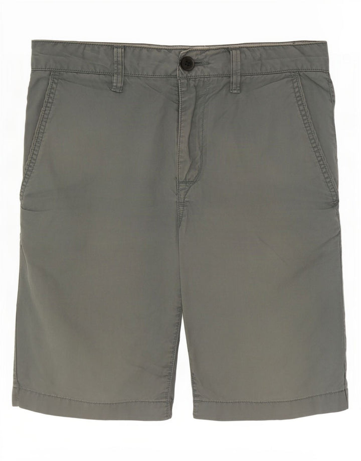 Pantaloncini chino da uomo Timberland W29 piccoli in cotone grigio