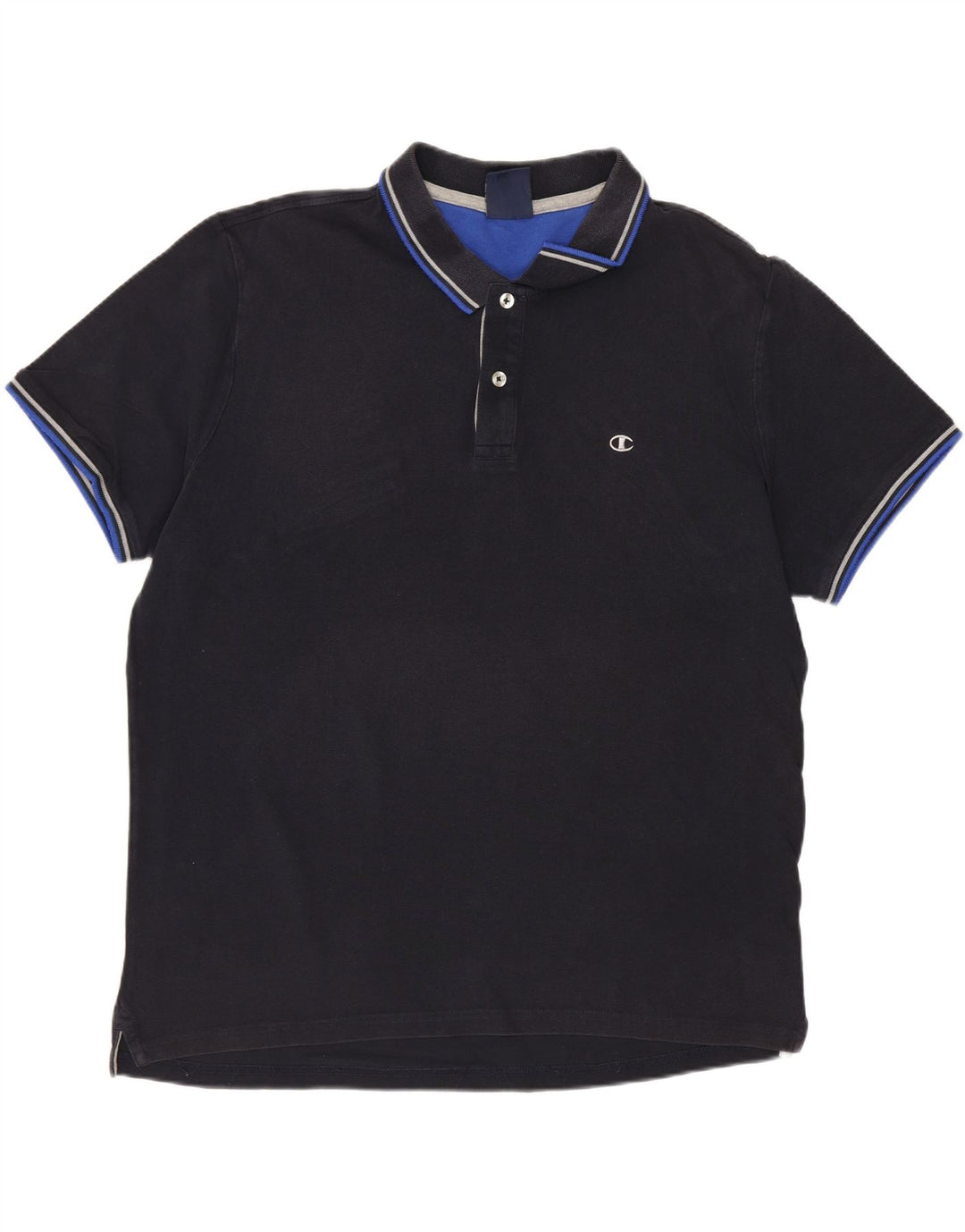 Polo da uomo CHAMPION grande blu navy