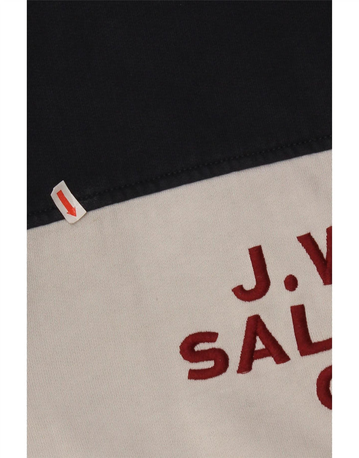 Jack Wills Uomo Salcombe Felpa Maglione Grande Blocco di colori multicolore