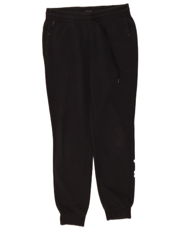 Pantaloni da tuta con grafica Adidas da donna Joggers UK 12/14 Medio Nero