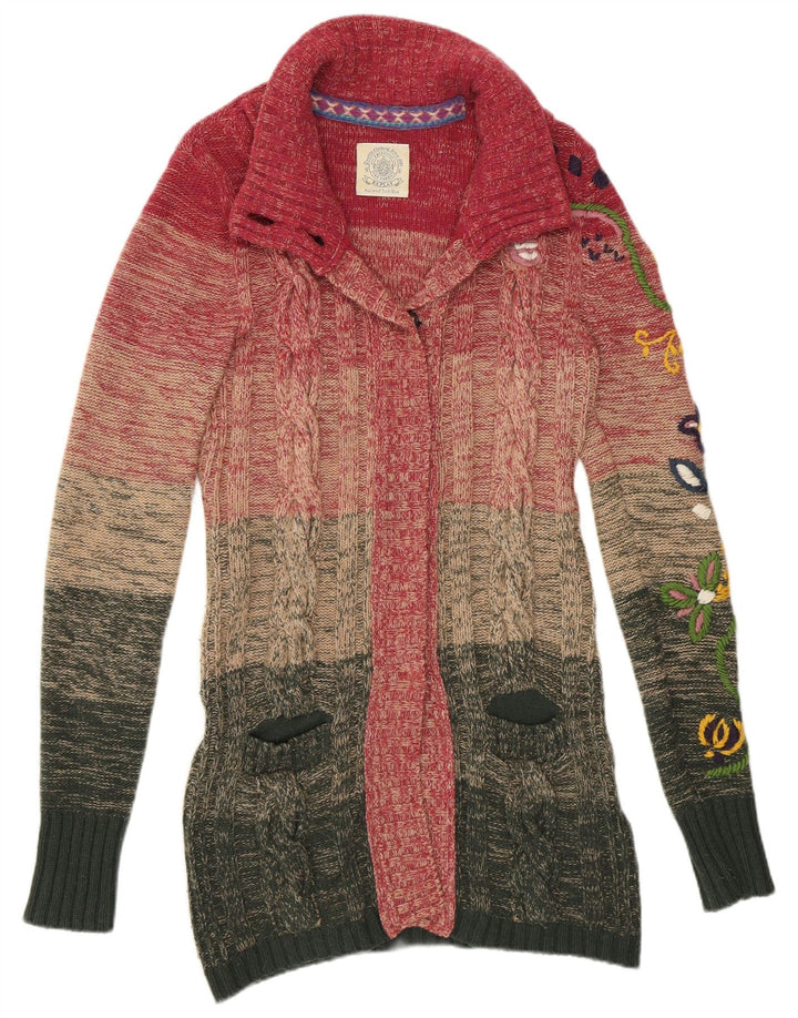Maglione cardigan da donna Replay UK 10 piccolo multicolore colorblock