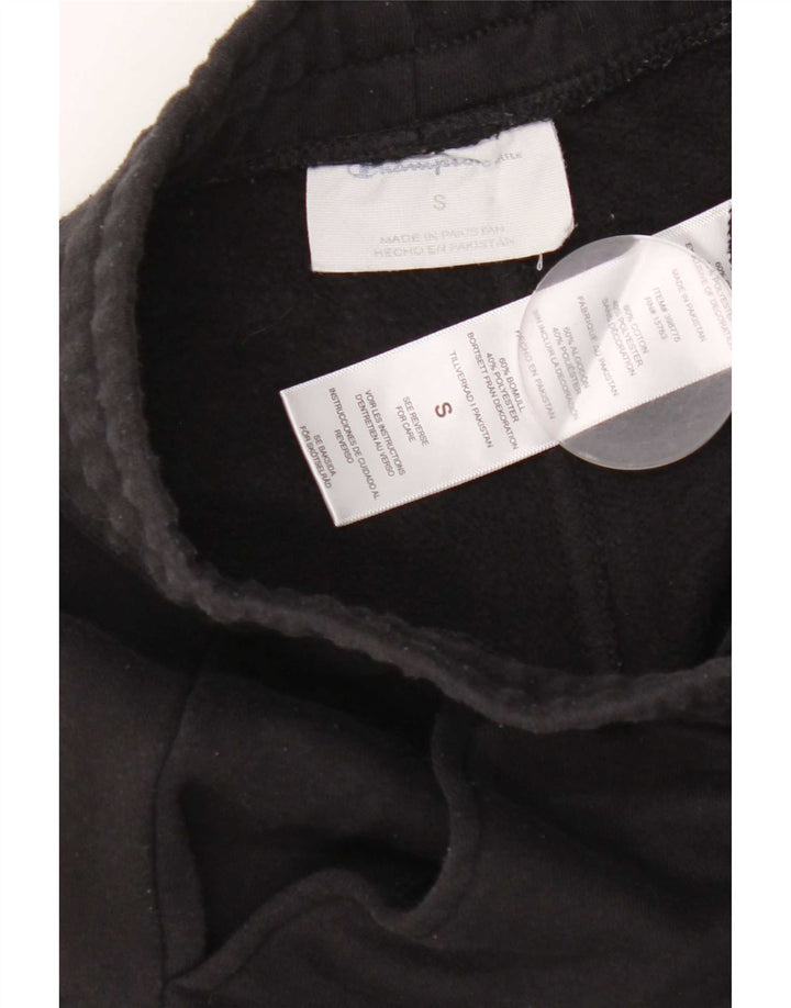 Pantaloni da tuta da uomo Champion Joggers piccoli in cotone nero