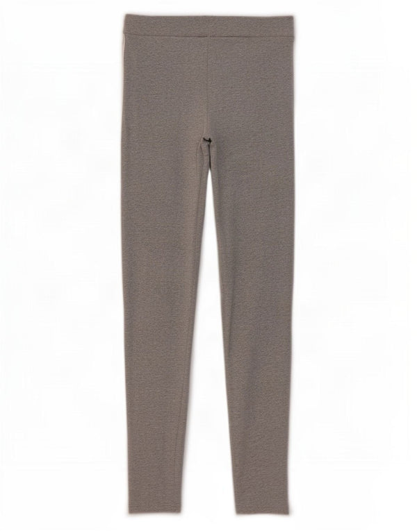 Leggings Adidas da donna UK 10 piccolo cotone chiazzato grigio