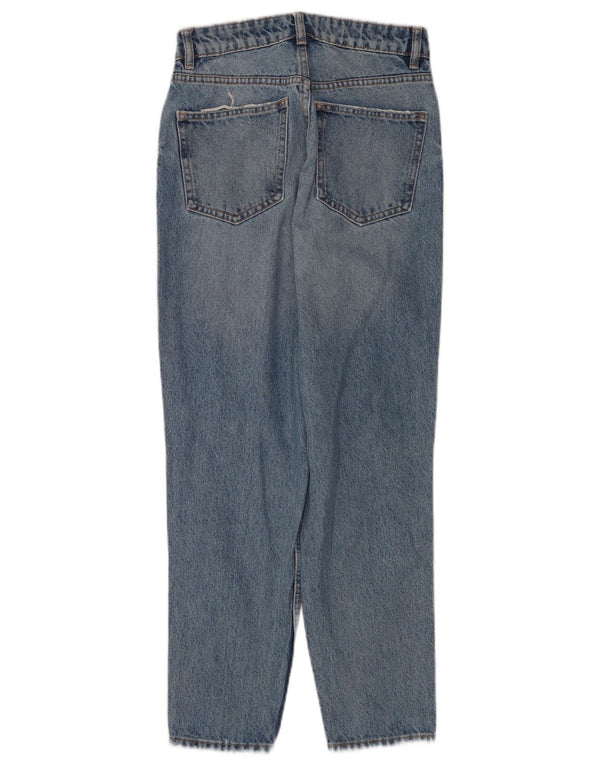 Jeans affusolati effetto consumato Zara da donna EU 36 XS W26 L26 Blu