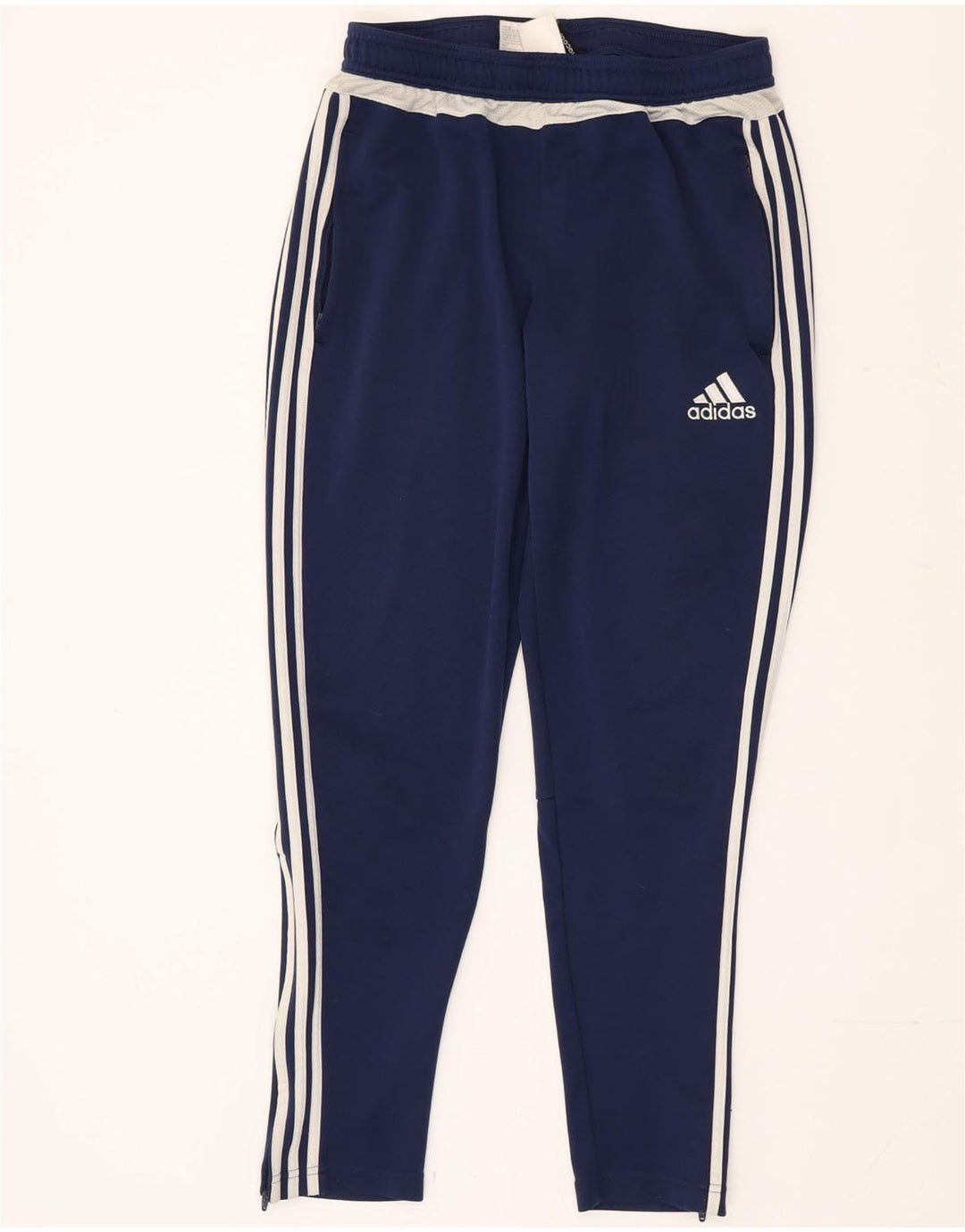 Pantaloni da tuta Adidas Climacool da uomo medi in poliestere blu navy