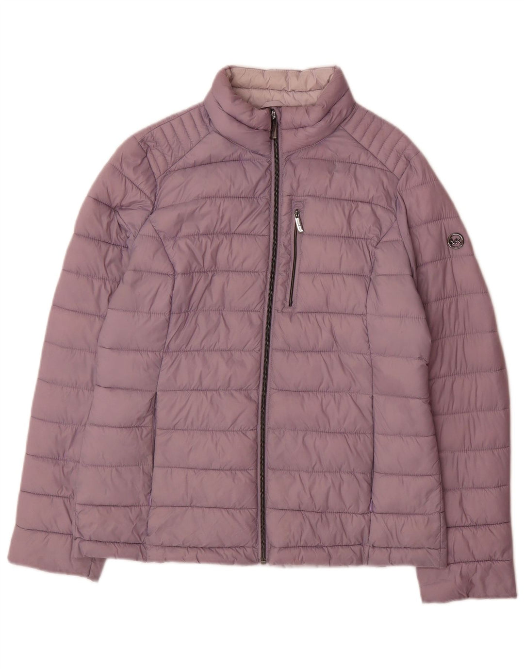 Giacca imbottita da donna Michael Kors UK 14 Nylon viola medio