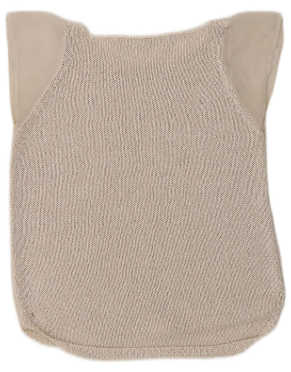 Top Zara In Maglia Da Donna Top UK 10 Small Beige
