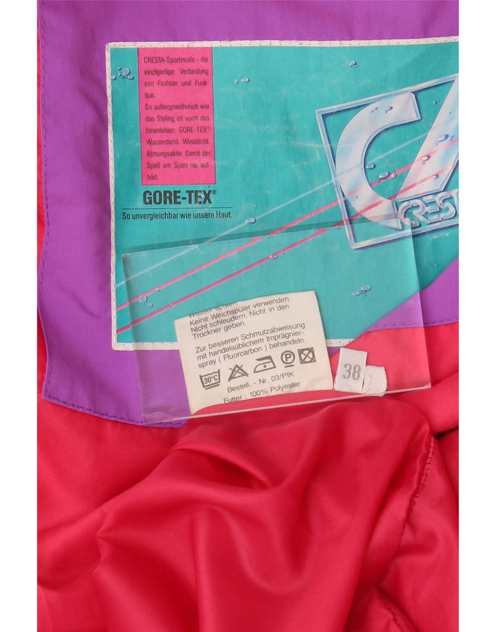 CRESTA Cappotto imbottito oversize in Gore-Tex da donna EU 38 Poliestere viola medio