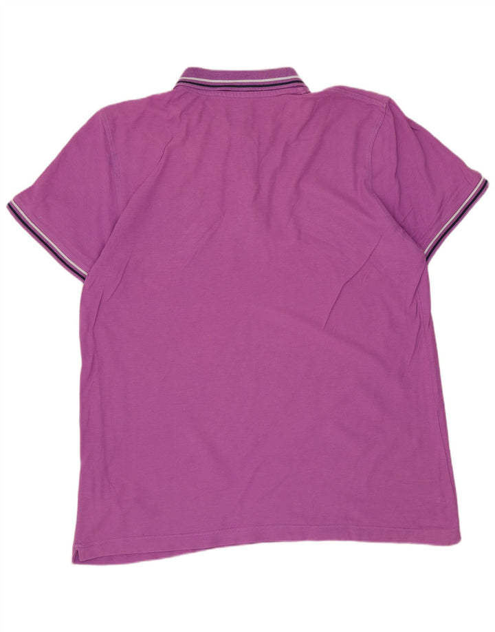 Polo da uomo LOTTO XL in cotone viola