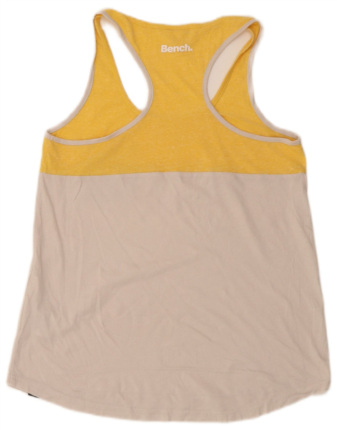 Canotta da donna Bench UK 12 Cotone color block giallo medio