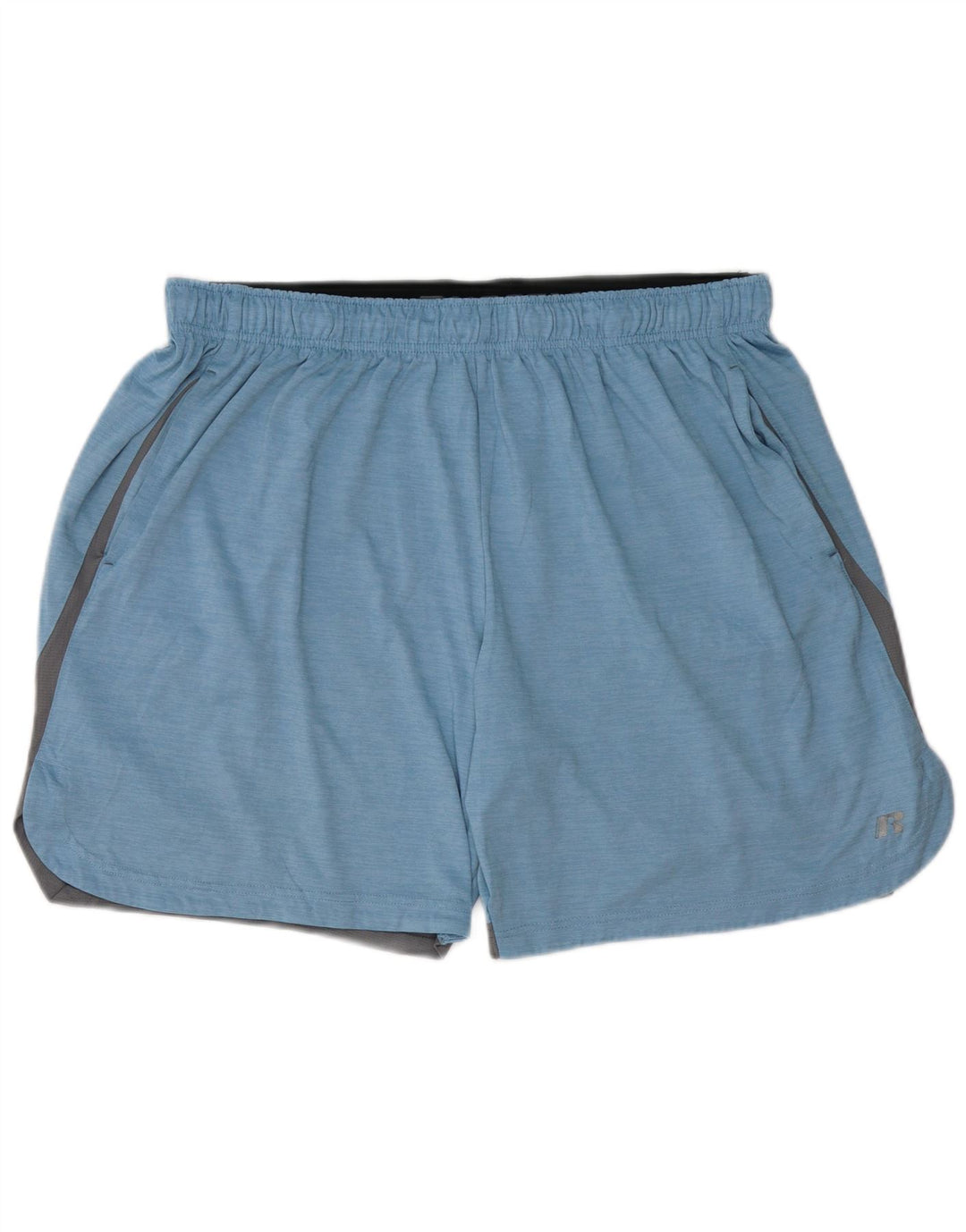 RUSSELL ATHLETIC Pantaloncini sportivi da uomo XL Blu Poliestere color block