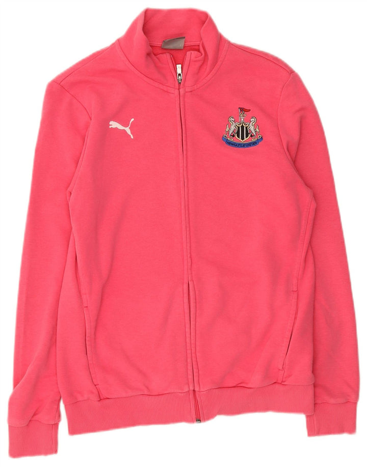 Giacca da tuta da donna Puma UK 14 Large Rosa Cotone
