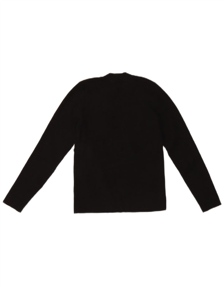 Maglione Levi's Donna Girocollo UK 14 Large Nero Acrilico