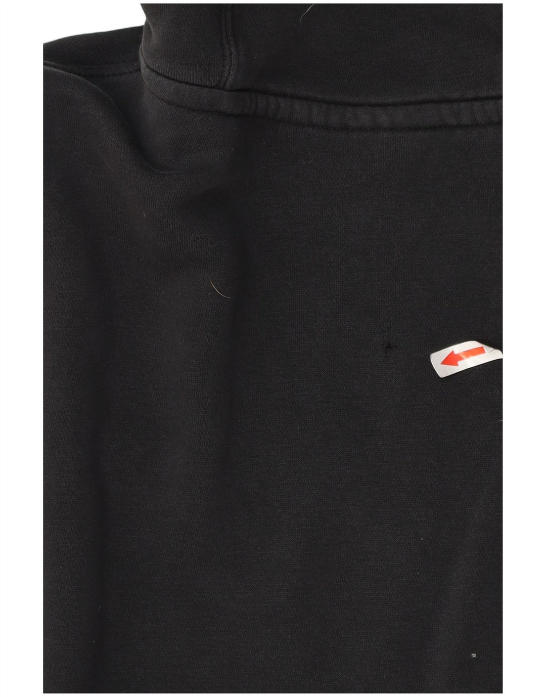 Felpa con cappuccio Nike da uomo alta in cotone nero medio