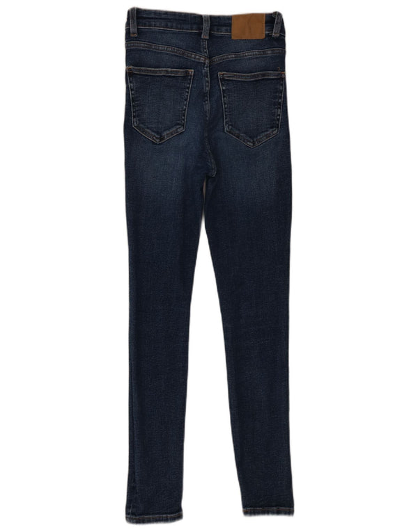 Jeans skinny da donna Zara EU 34 2XS W24 L27 Cotone blu