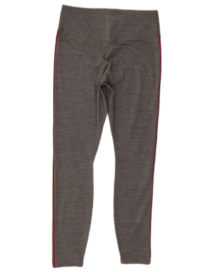 Leggings grafici da donna Nike UK 12 Poliestere grigio medio