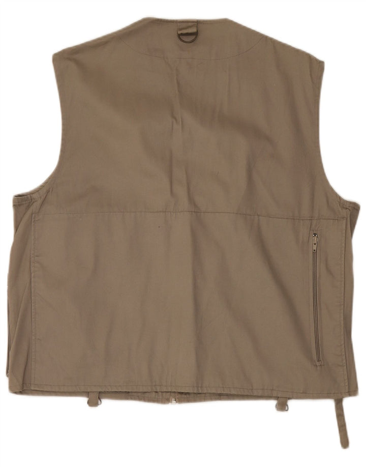 Gilet multiuso da uomo Univers IT 52 XL in cotone beige