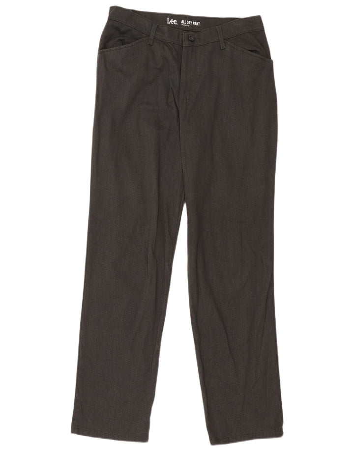 Pantaloni casual dritti da uomo Lee medi W30 L31 cotone grigio