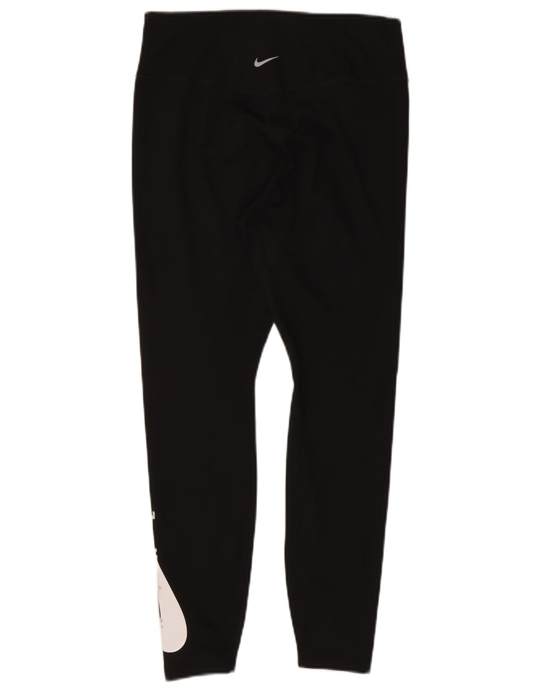Leggings grafici Nike Dri Fit da donna UK 14 grande poliestere nero