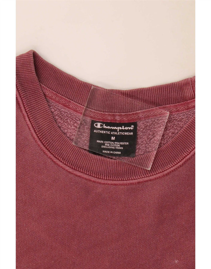 Felpa da uomo Champion Maglione in cotone bordeaux medio