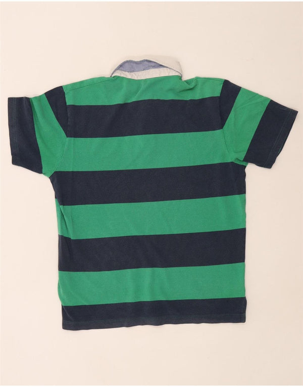 Polo da rugby da uomo Gant, grande, in cotone a righe blu navy