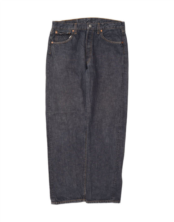 Jeans dritti da uomo Levi's W32 L30 Blu Navy