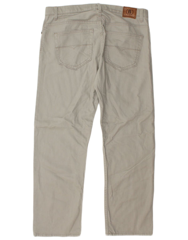 Jeans dritti da uomo Marks & Spencer W36 L29 cotone grigio