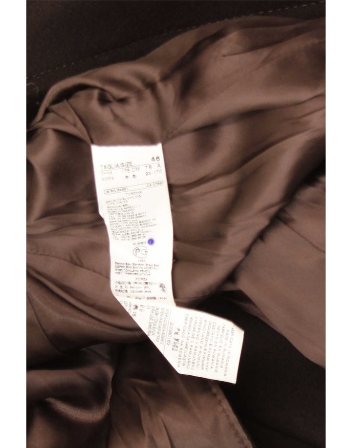 Cappotto Donna Benetton IT 46 Large Marrone Lana