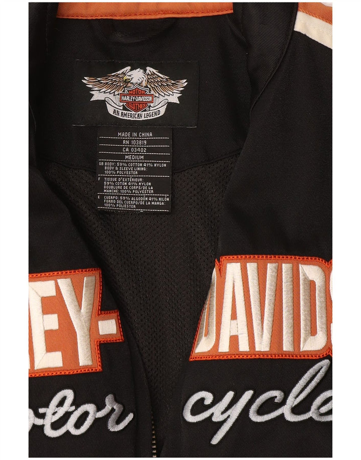 Giacca da tuta da donna Harley Davidson UK 14 Medium Black Colourblock