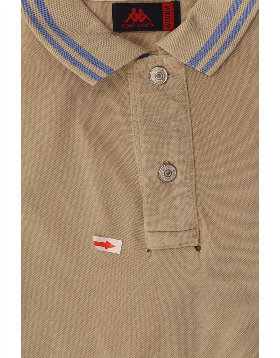 Polo Uomo Kappa in cotone Beige Medio
